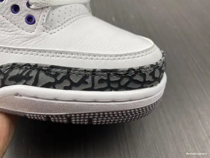 MaikeSneakers Jordan 'Dark Air Retro 3 CT8532-105 Iris' 0509